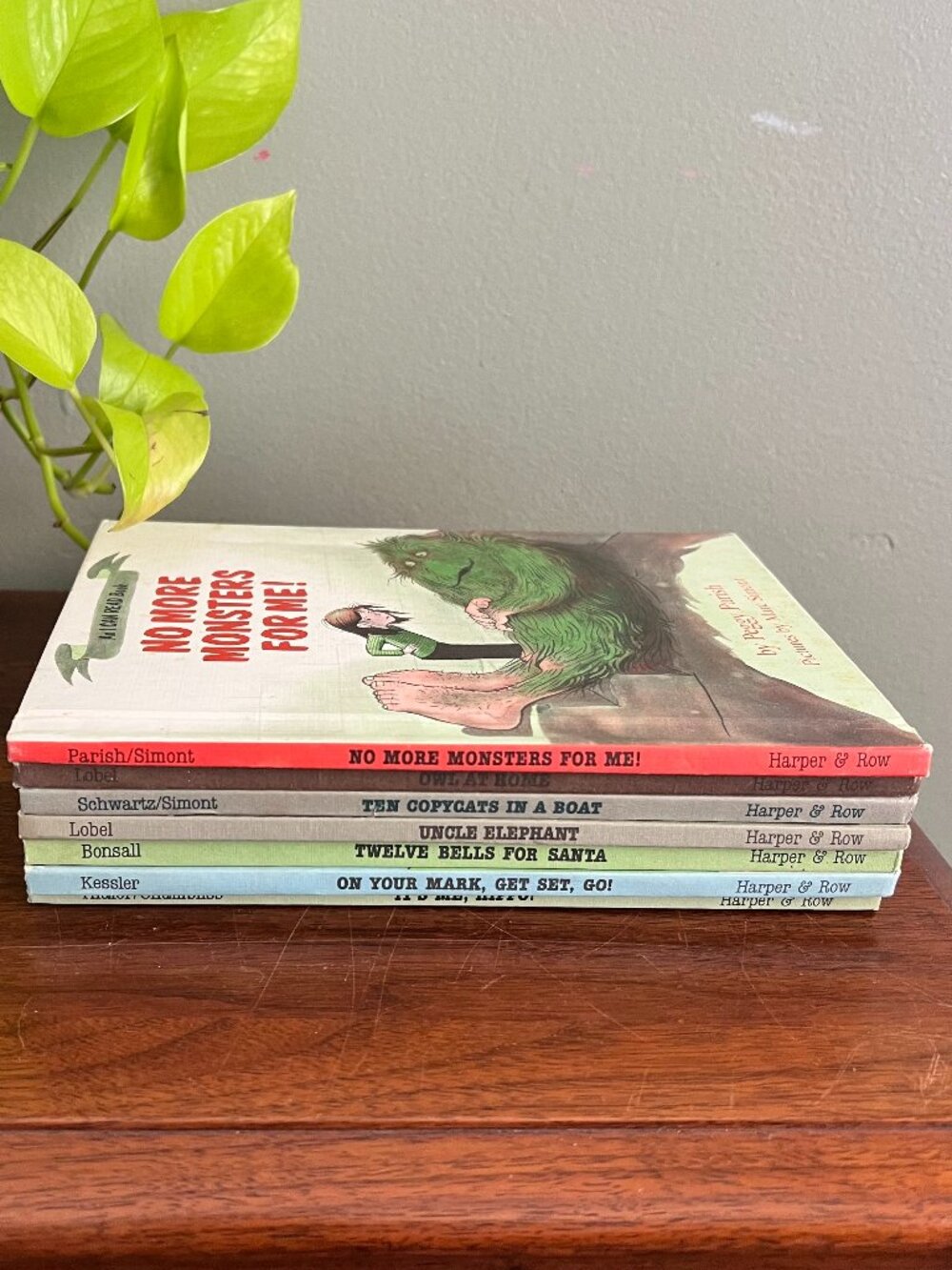 Vintage I Can Read Books Lot 7 Hardcover Harper Row Arnold Lobel Owl At Home Unc